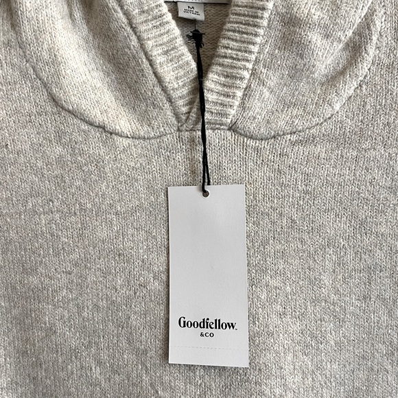 Men's Hooded Pullover - Goodfellow & Co ribbed cuffs and a ribbed hem.NEW & cozy - Picture 4 of 9